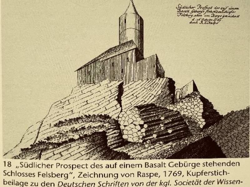 Der Felsberger Säulenbasalt als Zeuge der nordhessischen Vulkanlandschaft und ihr Entdecker Rudolf Erich Raspe